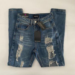 FASHION‎ NOVA Janel Boyfriend Jeans